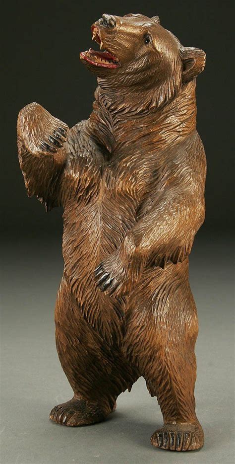 Black Forest Bears | Bear carving, Bear statue, Black forest bear