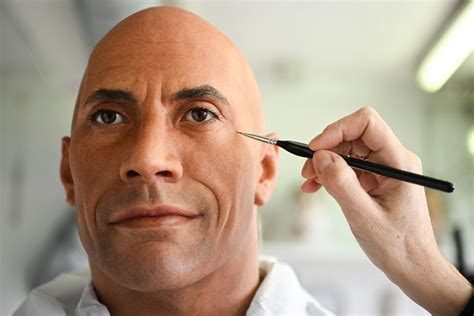 The Rock's wax figure gets update after backlash over skin colour ...