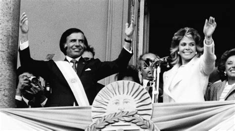 Hace 30 años, el 8 de julio de 1989, Carlos Menem asumía la presidencia ...