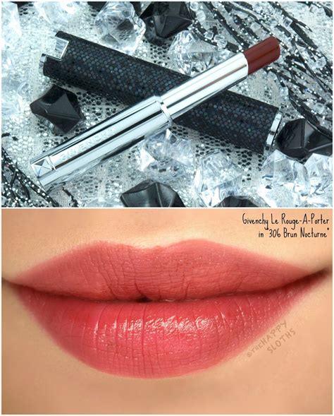 Givenchy Holiday 2017 | Givenchy Le Rouge-A-Porter Lipstick in "360 Brun Nocturne": Review and ...
