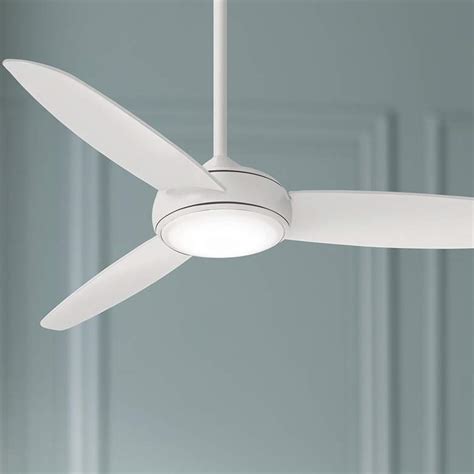 54" Minka Aire Concept IV White Smart Fan LED Wet Ceiling Fan - #86R37 ...