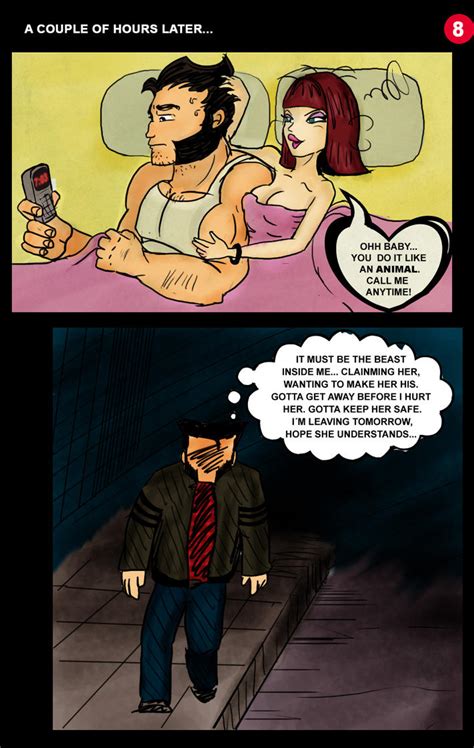 Wolverine and Rogue Comic 8 by yeyforme on DeviantArt