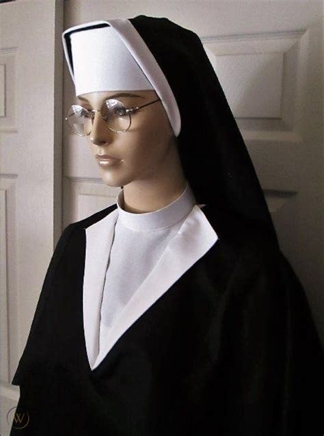NUNS VEIL SET-CIRCA 1960s;nuns veil,nun veils,nuns habits,nun's habit,nun habit | #1881264973