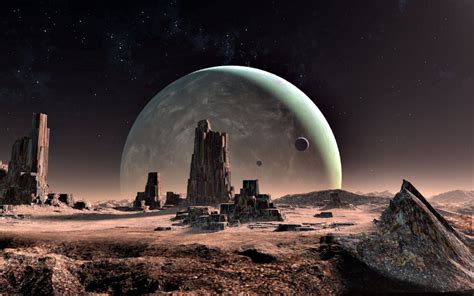 Alien Planet Landscape Wallpaper 08698 - Baltana