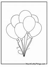 Birthday Balloon Coloring Pages sketch template