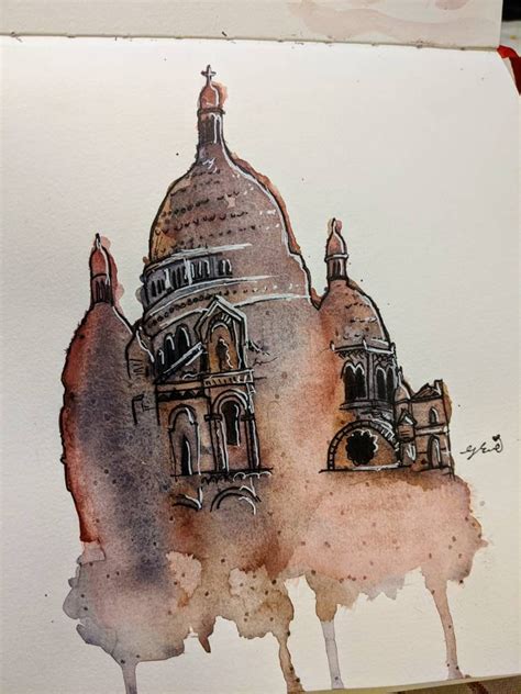 Watercolor Architecture Study Part One | Etsy