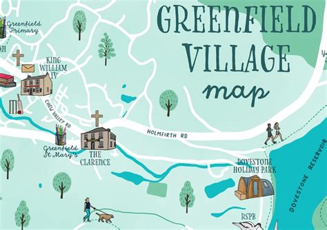 Greenfield Village Map Print | Authentic Uppermill