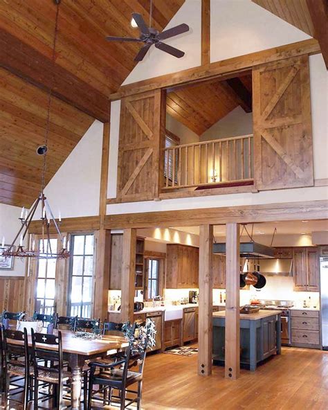 Barndominium Interior With Loft - Image to u