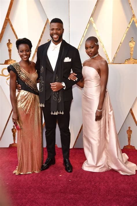 BLACK PANTHER Cast on the Oscars 2018 Red Carpet: Oscars Red Carpet ...