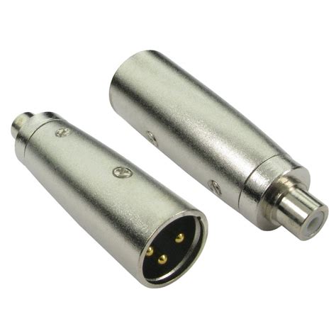 RCA to XLR3 Adapter - 3XLR-MFRCA | Cables Direct