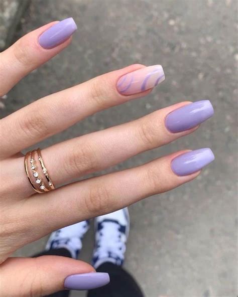 20 Cute Lavender Nail Design Ideas - Beautiful Dawn Designs