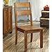 Amazon.com - Wilbur Dark Oak Dining Chairs (set of 2) - Chairs
