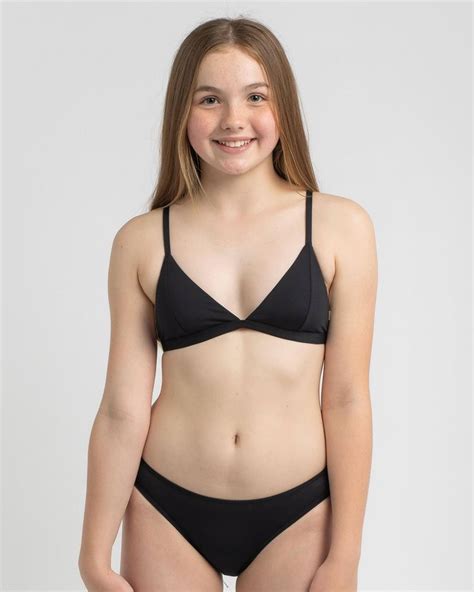 Topanga Girls' Jojo Bikini Set In Black in 2022 | Bikinis, Bikini set ...