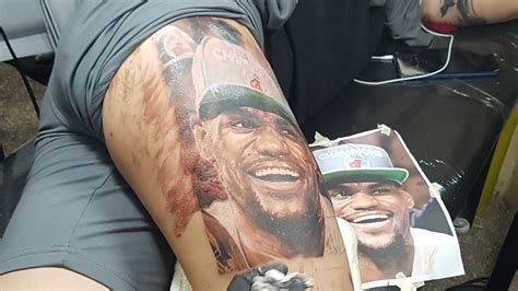 Lebron James Tattoo Artist : Fill in the blank: Fans tattooing ...