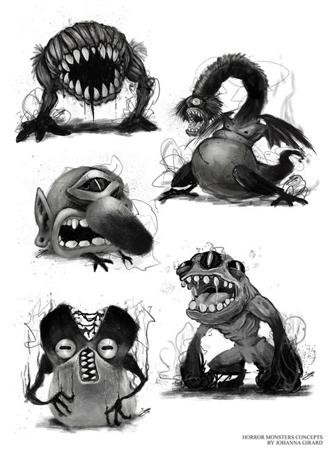 ArtStation - Horror Monsters Concepts