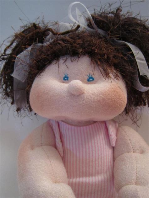 Dinky Baby, Handmade Baby Doll, Soft Sculpture Doll, Magnetic Pacifier ...