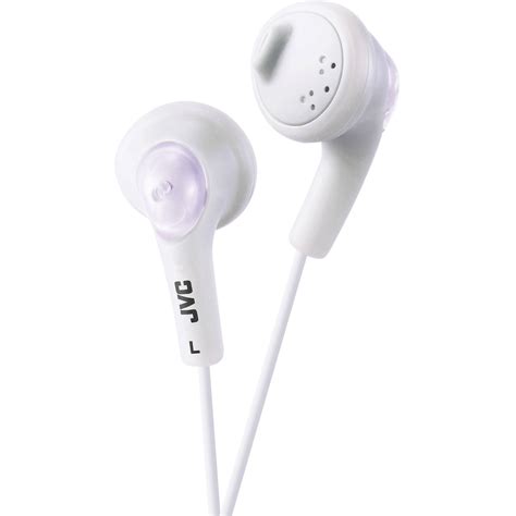 JVC JVC HA-F160 Gumy Earbuds (White) HA-F160W B&H Photo Video