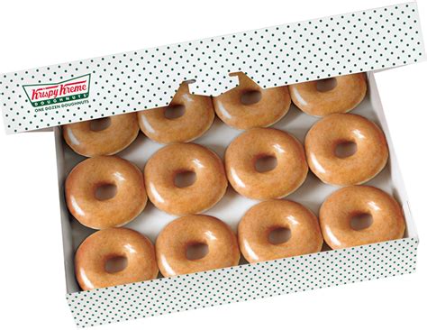 Krispy Kreme Original Glazed Dozen Clipart - Large Size Png Image - PikPng