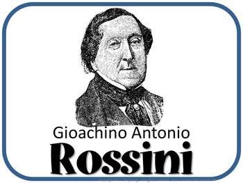 Rossini Composer of the Month (September) Bulletin Board Kit | TPT