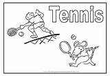 Tennis Court Coloring Pages At GetColoringscom  Free Printable sketch template