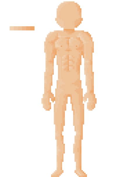 [OC] [CC] [NEWBIE] Human Template, Criticism appreciated! : r/PixelArt