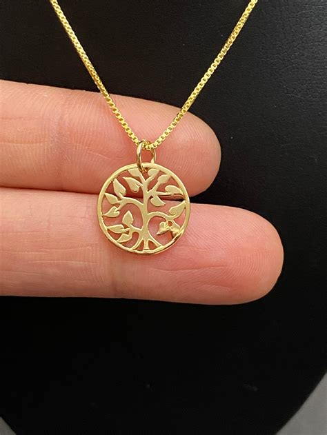 Gold Tree of Life Necklace Tree of Life Pendant Gift for - Etsy