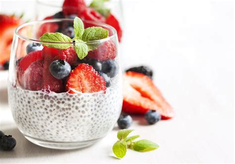 Almond Milk Chia Seeds Pudding With Fresh Fruits Recipe by Archana's ...