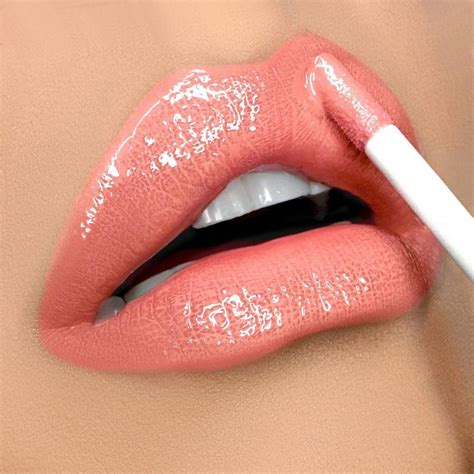 Look Book Lips | A Pale Peachy Pink Lip Gloss | Lip colors, Pink lips ...