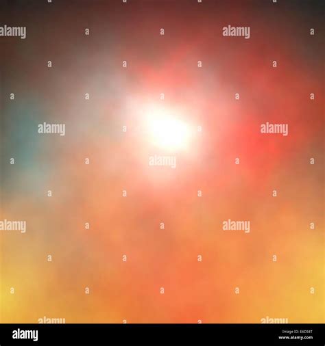 Sun through smoke Stock Vector Images - Alamy