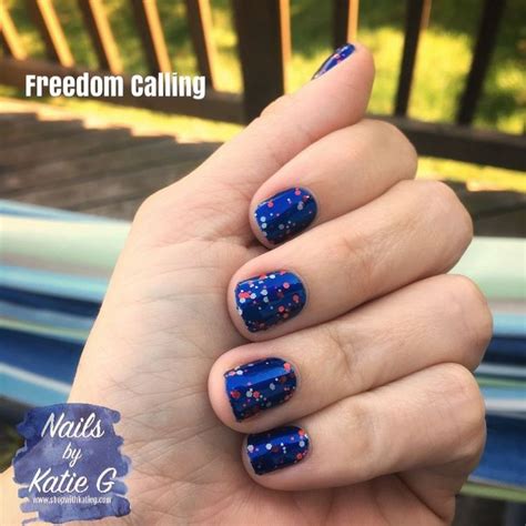 Pin by Bridget Doyle on Hands Full of Grace; Nails by Bridget | Blue glitter nail polish, Blue ...