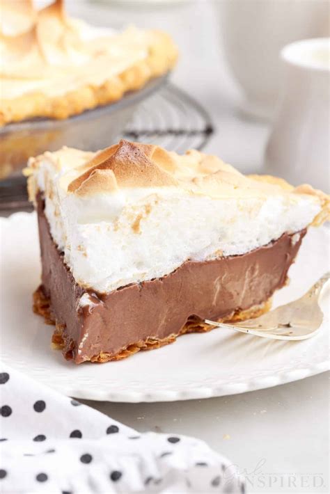 Chocolate Meringue Pie - girl. Inspired.