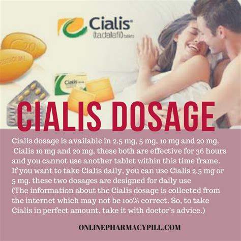 Cialis dosage: How to take it