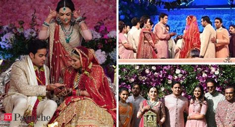 Akash Ambani Wedding: Akash, Shloka tie the knot as Ambanis twin in pink; Pichai joins Tata ...