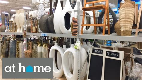 AT HOME DECORATIVE ACCESSORIES HOME DECOR SHOP WITH ME SHOPPING STORE WALK THROUGH - YouTube