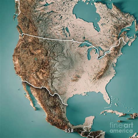 OnlMaps on Twitter | Topography map, North america map, World geography map