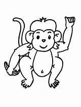 Free Printable Monkey Coloring Pages For Kids sketch template