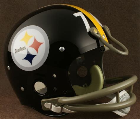 PITTSBURGH STEELERS 1963-1976 NFL Authentic THROWBACK Football Helmet | eBay