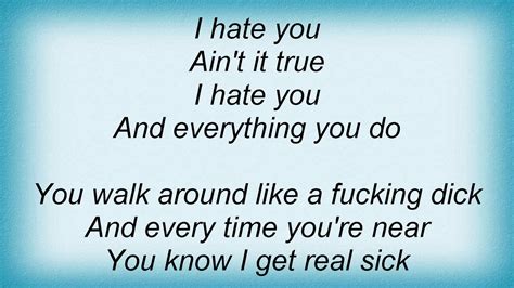 Slayer - I Hate You Lyrics - YouTube