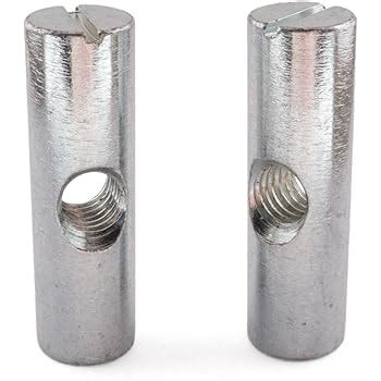 Cross Dowel Barrel Nuts, Zinc, Centre Hole, M8 x 40, Pack of 20 - - Amazon.com