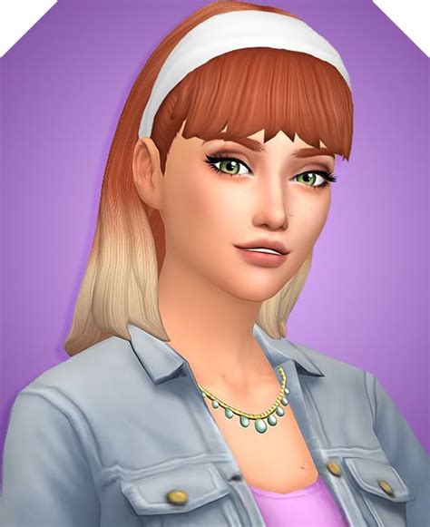 Sims 4 Mm Cc, Sims 1, The Sims, Sims 4 Custom Content, Maxis Match, Headband Hairstyles, Bangs ...