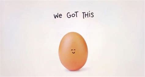 The Instagram egg with over 52m likes speaks - Afrinik