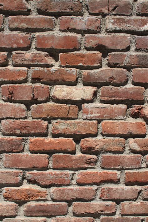 Recycled Red Brick Wall Free Stock Photo - Public Domain Pictures