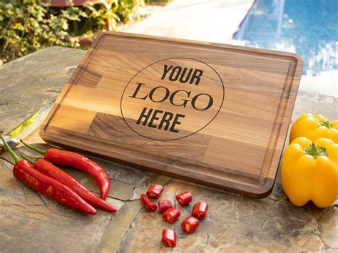 Engraved Logo Cutting Board, Custom Logo Cutting Board, Restaurant ...