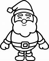 Santa Claus Very Cute Small Coloring Page – Wecoloringpagecom sketch template