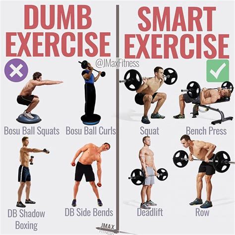 DUMB EXERCISES VS SMART EXERCISES by @jmaxfitness - Just because an exercise looks cool or ...