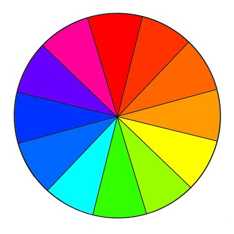 Printable Color Wheel