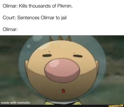 Olimar: Kills thousands of Pikmin. Court: Sentences Olimar to jail ...