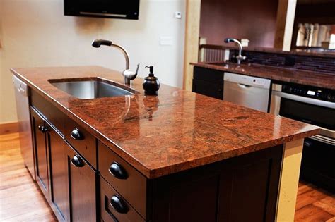 Countertops With Red Cabinets at Joann Paul blog