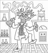Scientist 9 Coloring Page  Free Printable Pages For Kids sketch template