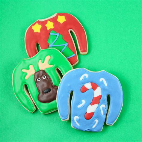 Candy Cane Ugly Sweater Cookie Cutter Stamp | Country Kitchen